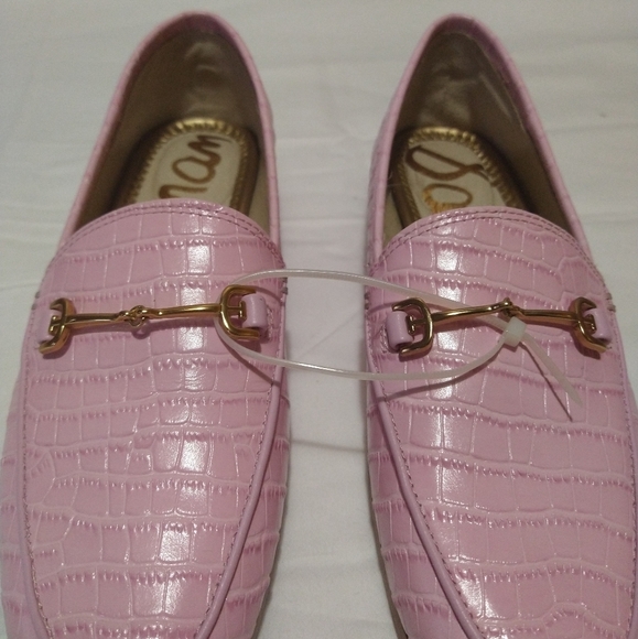 Sam Edelman Pink Loraine Leather Loafers - Picture 11 of 13